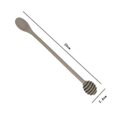 2" 1 Silicone Honey Dipper Honey Spoon Syrup Dipper Food Stick Collecting Dispensing Drizzling Jam