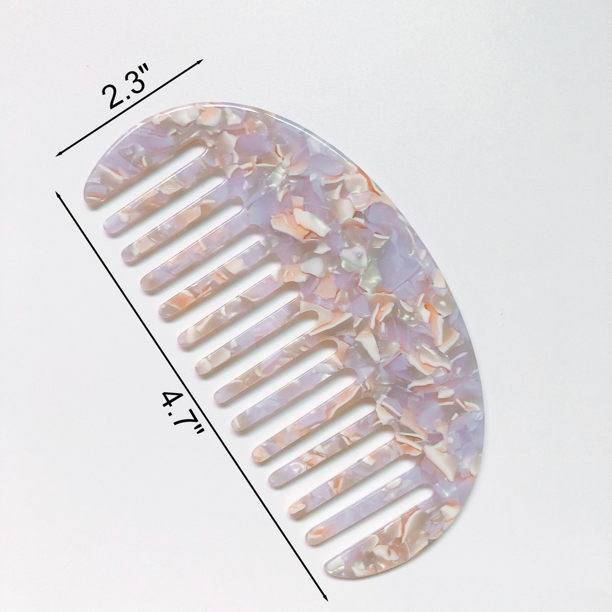 Mini Travel Hair Comb Pocket Comb for Wet and Dry Hairs