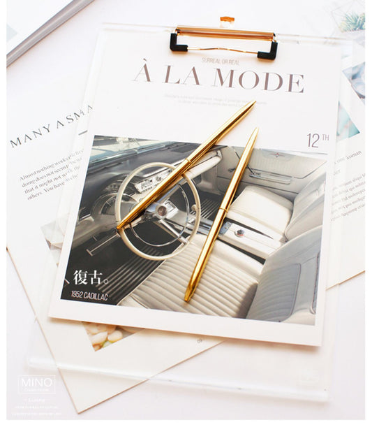 A5 Acrylic Clear Clip Boards