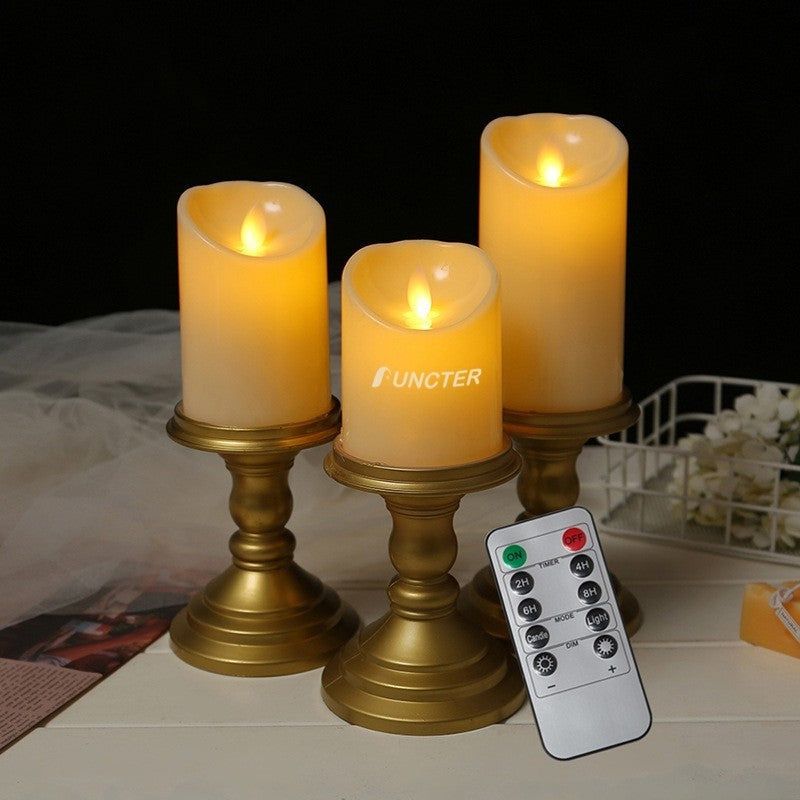 Electronic Remote Control Candle Light 4 x 10"