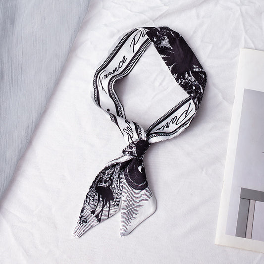 35" x 2" Full Custom Long Neckerchief Ribbon Scarf Hairband Handbag Wrap Scarf Neck Tie #22