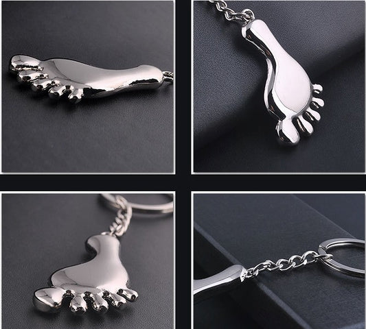 Foot Shaped Key Chain