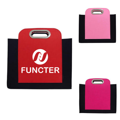 223g 3mm Thick Felt Tote Bag, Durable Chemical Fiber Felt Handbag