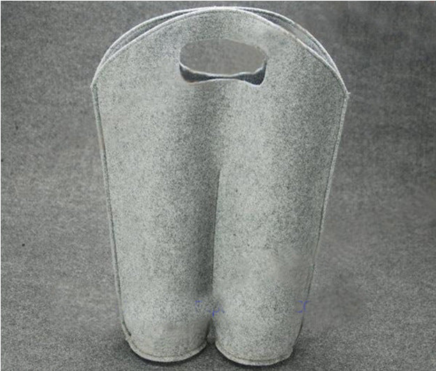 Wine Bottle Double Felt Sleeve