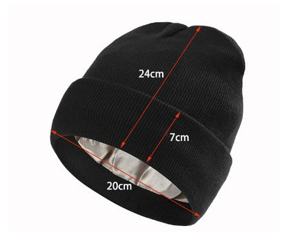 Unisex Adult Knit Cuffed Beanie Hat