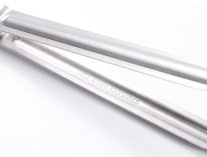 8" 304 Stainless Steel Food Tongs Barbeque Kitchen Tongs