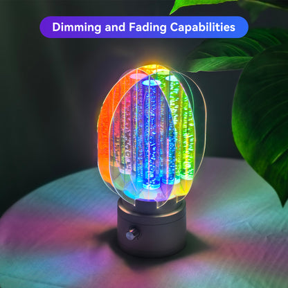 360 Rotating 3D Aurora Table Lamp Multicolor Night Light