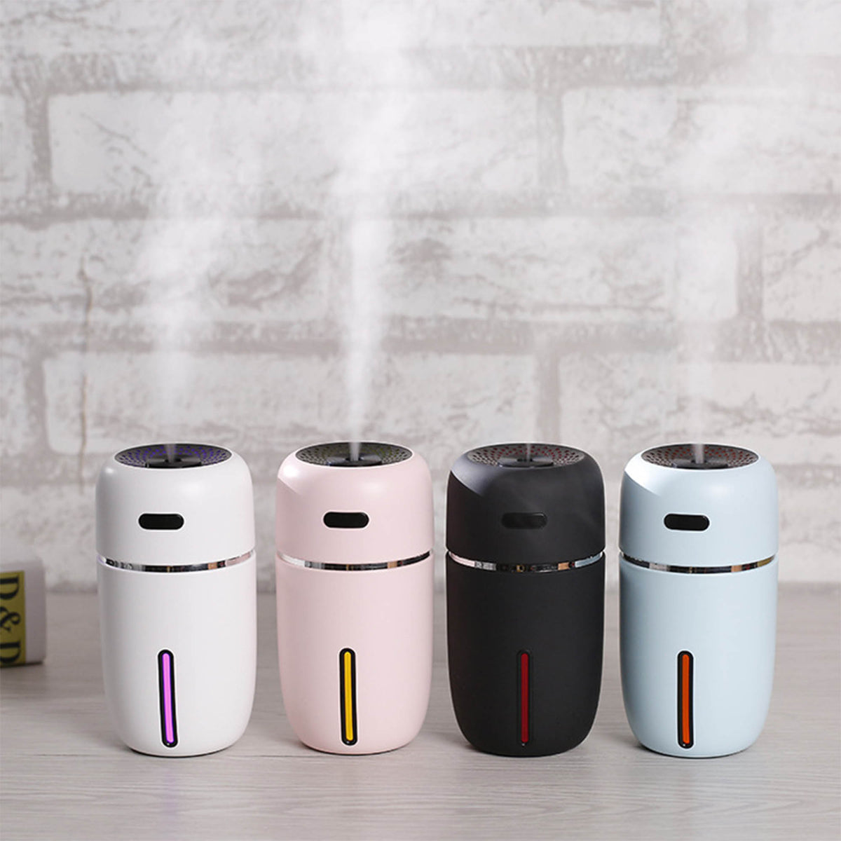 200ml Colorful Round Shade USB Air Humidifier