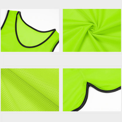 Custom Mesh Polyester Scrimmage Practice Vests Team Bibs for Children
