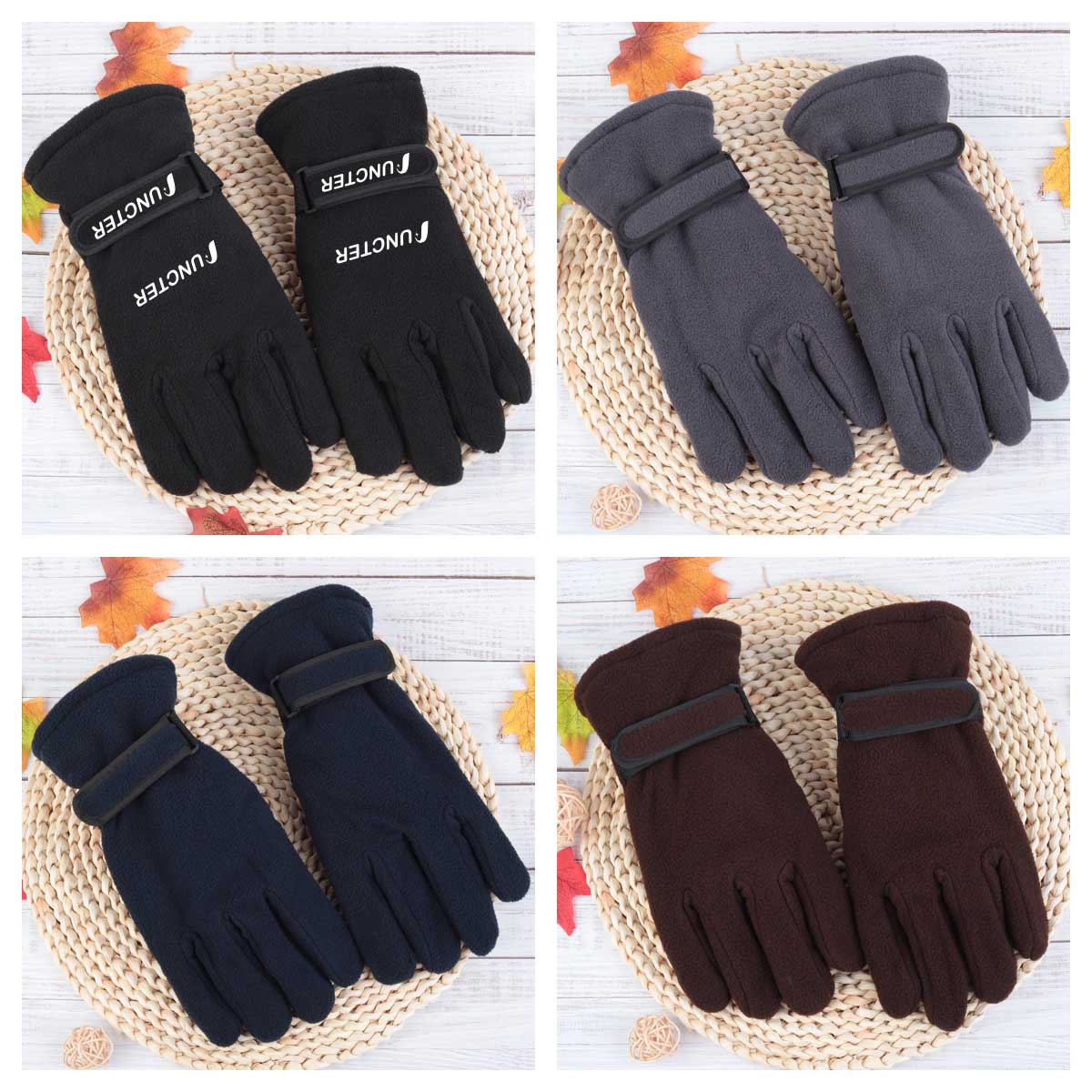 Polar Fleece Knit Touch Screen Glove