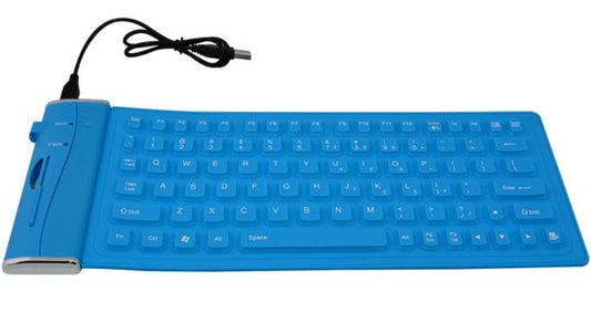 84 Keys Portable USB Silicone Keyboard