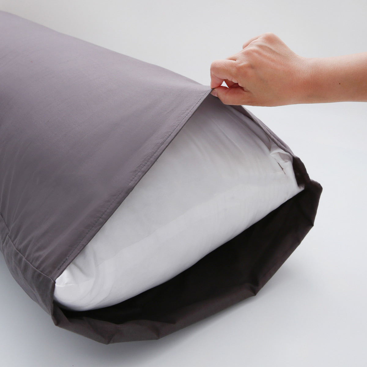 20 x 54" Premium Square Cotton Throw Pillowcase Body Size Pillow Cover - Envelope Closure