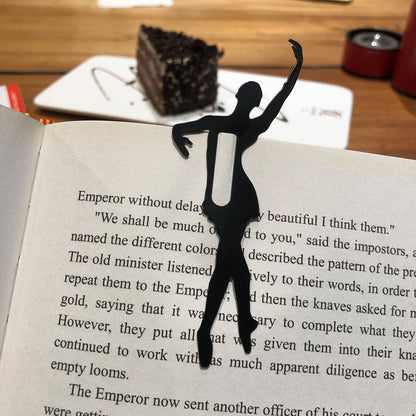 Ballet Dancer Shape Bookmark For Book Lovers