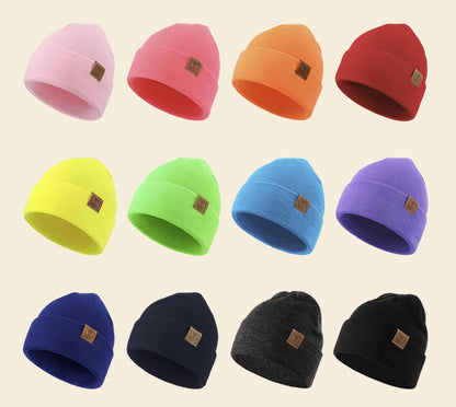 Unisex Adult Knit Cuffed Beanie Hat