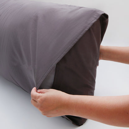 20 x 54" Premium Square Cotton Throw Pillowcase Body Size Pillow Cover - Envelope Closure