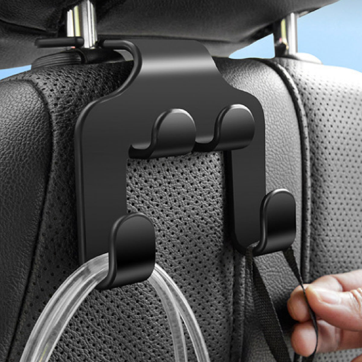 Car Headrest Hook for Purse and Bag Phone Holder Car Back Seat Holder