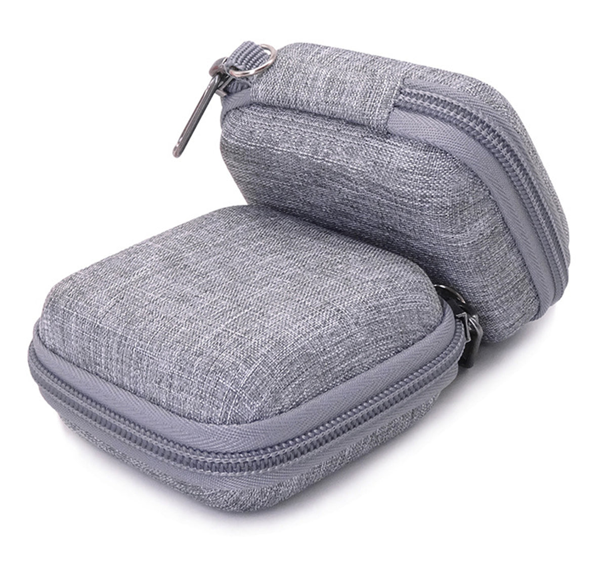 4.3 x 4.3" EVA Electronic Accessories Organizer Earphone Storage Pouch
