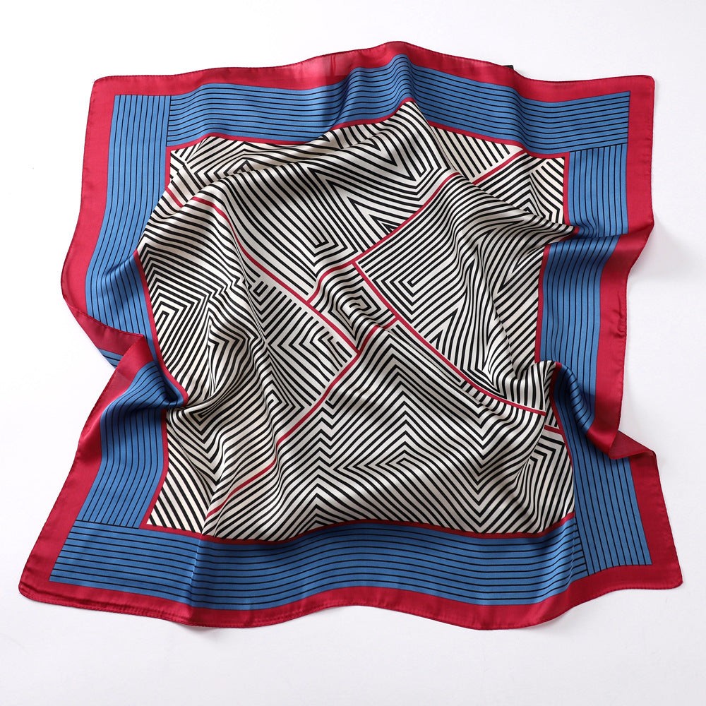 28" x 28" Stain Square Scarf Neck Scarves Kerchief Neckerchief Headband Handbags Wrap Scarf #12