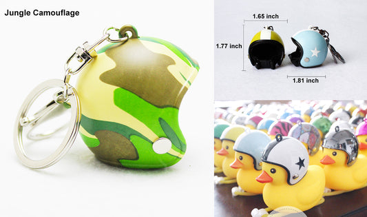 Custom Camouflage Motorcycle Helmet Keychain Phone Pendant Bag Keyring Bag Pendant Charm Accessories