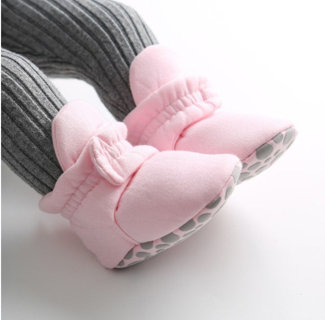 Cotton Baby Booties (12-18m)