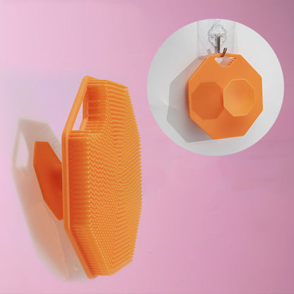 Octagon Silicone Body Scrubber Shower Brush Body Exfoliator Body Cleansing