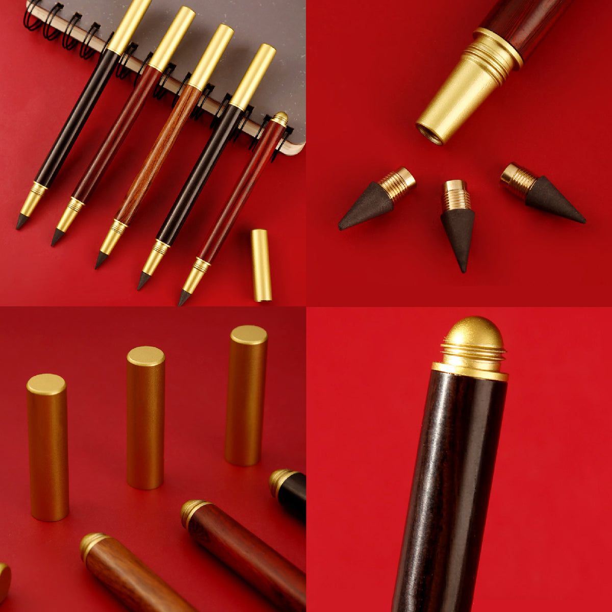 Reusable Everlasting Pencil Wooden Eternal Pencil with Cap