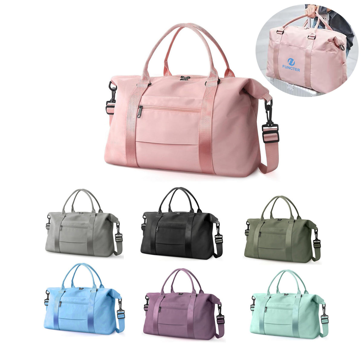 Large Capacity Travel Duffel Bag Sport Tote Bag Gym Bag