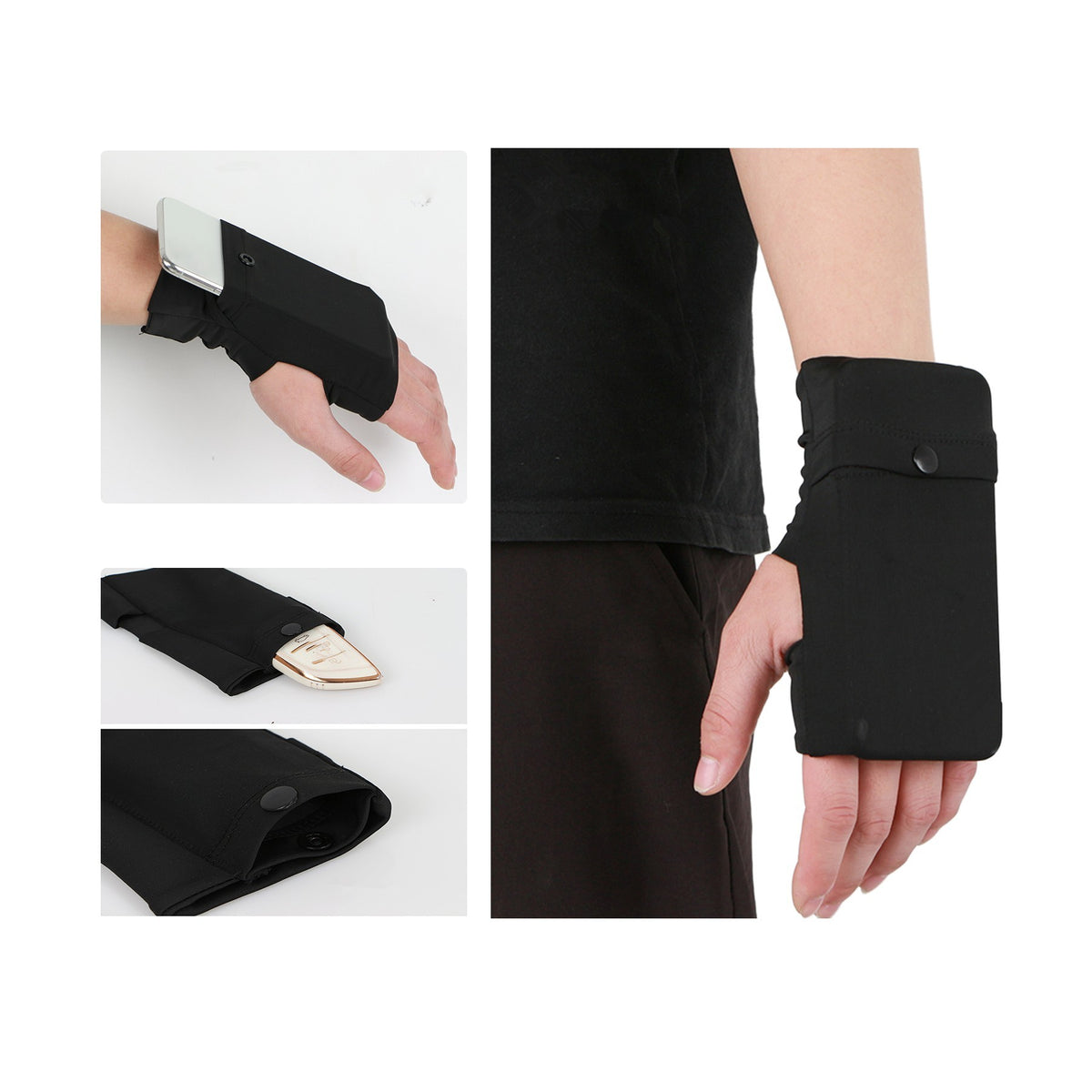 Right-Hand Sports Wrist Pouch