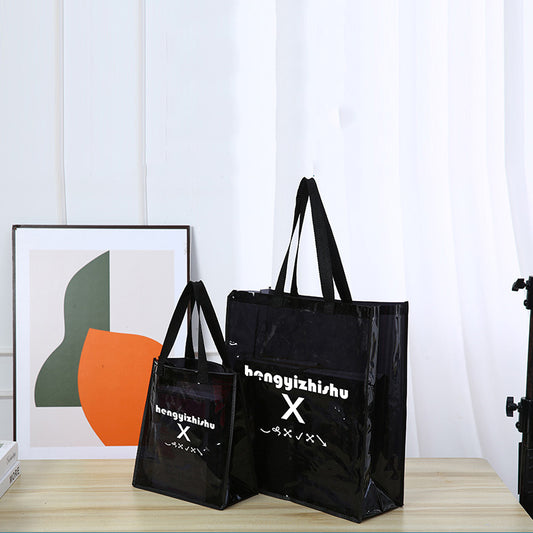 Large Size Reusable PVC Gift Tote Bag With Handles