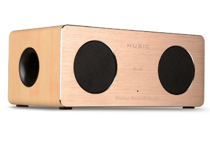 Classic Wooden Wireless Speaker Support TF Card