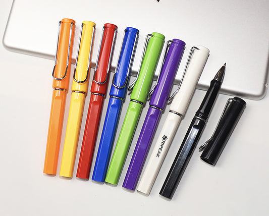 Plastic Gel Pen W/A Metal Clip