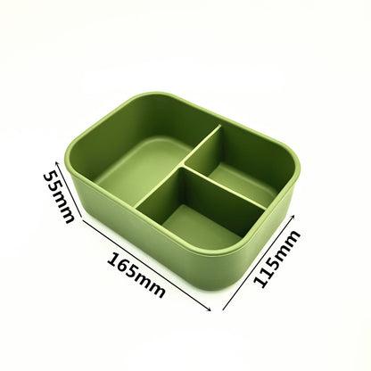 3-Compartment 24oz ilicone Lunch Box