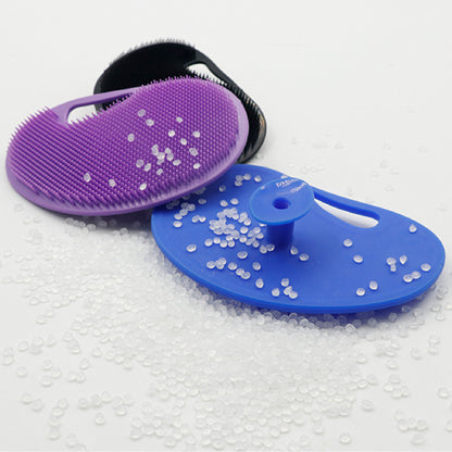 Oval Silicone Body Scrubber Shower Brush Body Exfoliator Body Cleansing