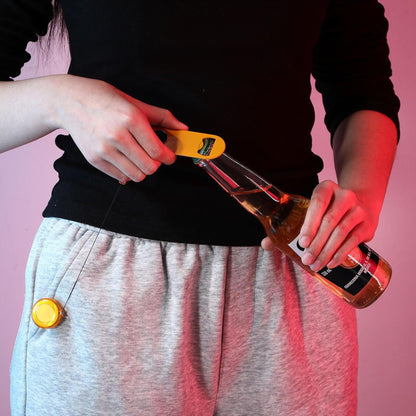 Retractable Stainless Steel Beer Opener Flat Bottle Opener