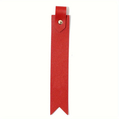 PU Leather Bookmark Classic Stitched Bookmark Page Markers Reading Gifts