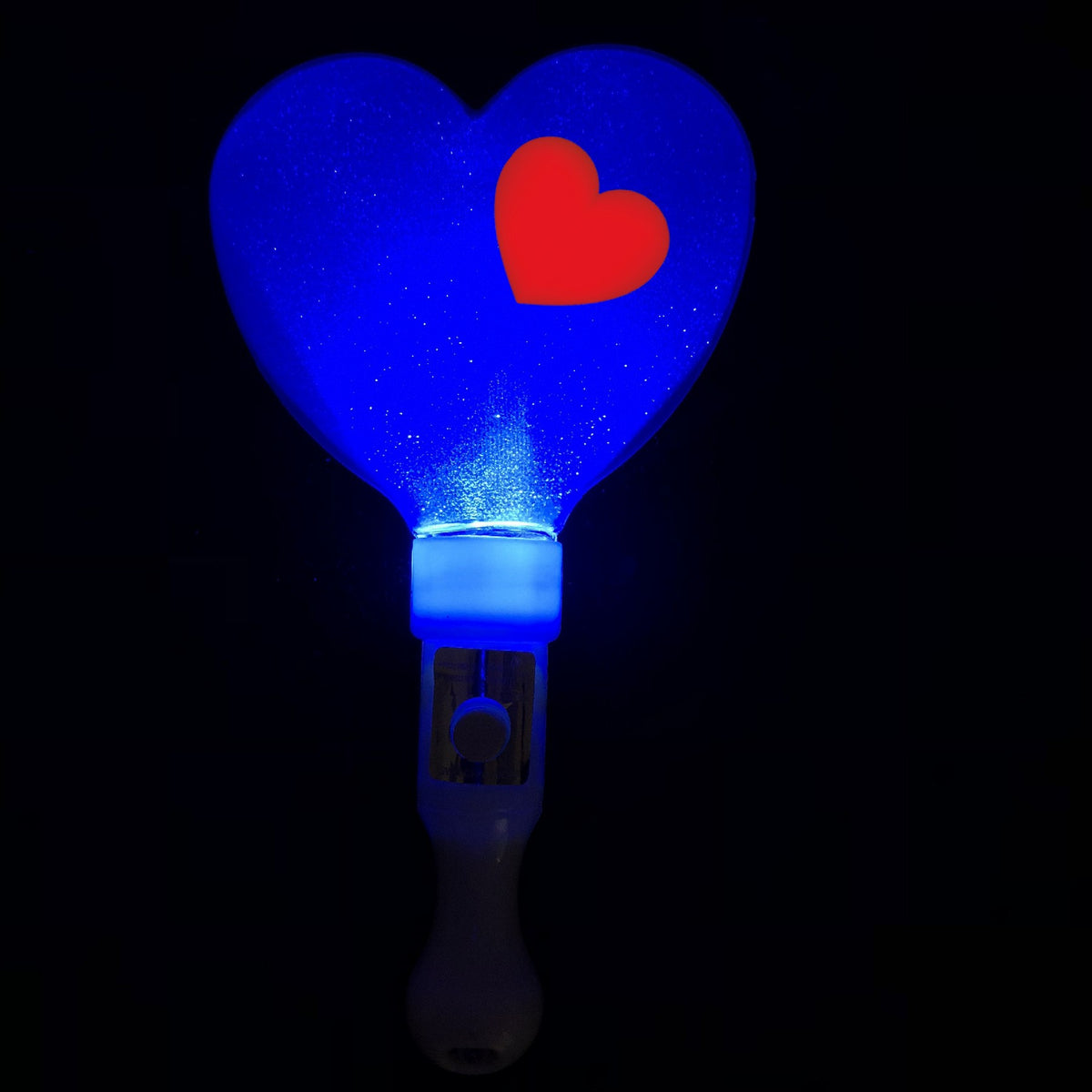 Light Up Heart Glow Stick LED Flashing Hand Wand for Concerts Parties Festivals