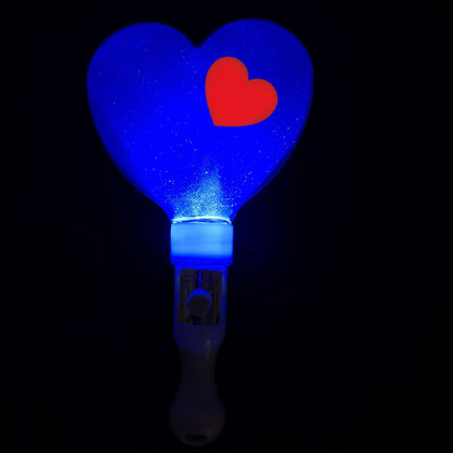 Light Up Heart Glow Stick LED Flashing Hand Wand for Concerts Parties Festivals