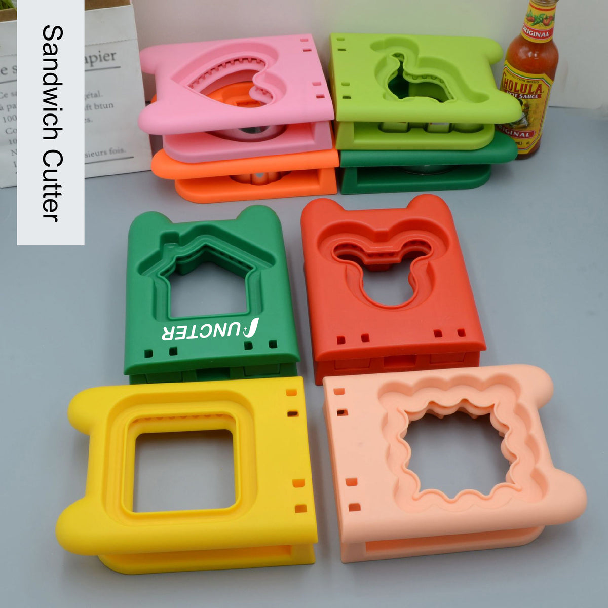 House Shape Sandwich Cutter Sandwich Sealer Cutter Crustless Sandwich Maker for Lunchbox