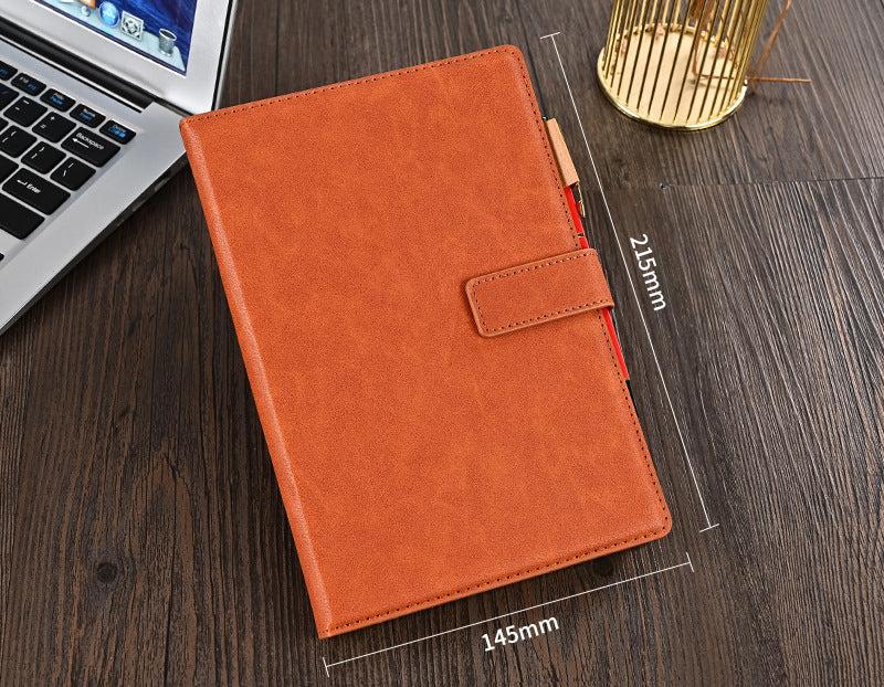 5.71'' X 8.47'' PU Leather A5 Notepad W/A Pen Holder