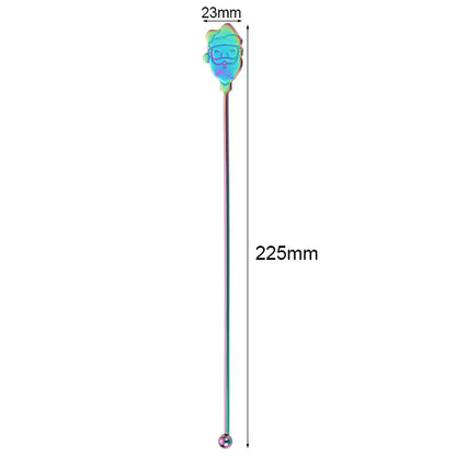 8.9 L Stainless Steel Christams Top Beverage Stirrers Coffee Stick