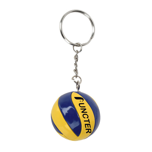 Sport Volleyball Keychain Metal Key Ring