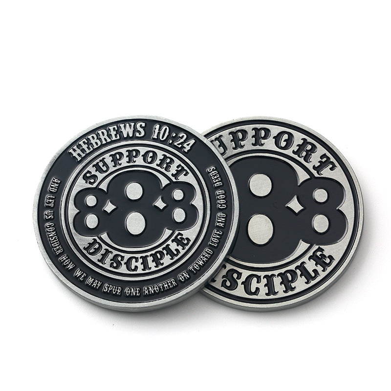 1.8" Fully Customized Metal Challenge Coin Round Commemorative Coins