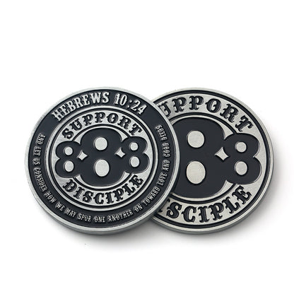 1.8" Fully Customized Metal Challenge Coin Round Commemorative Coins