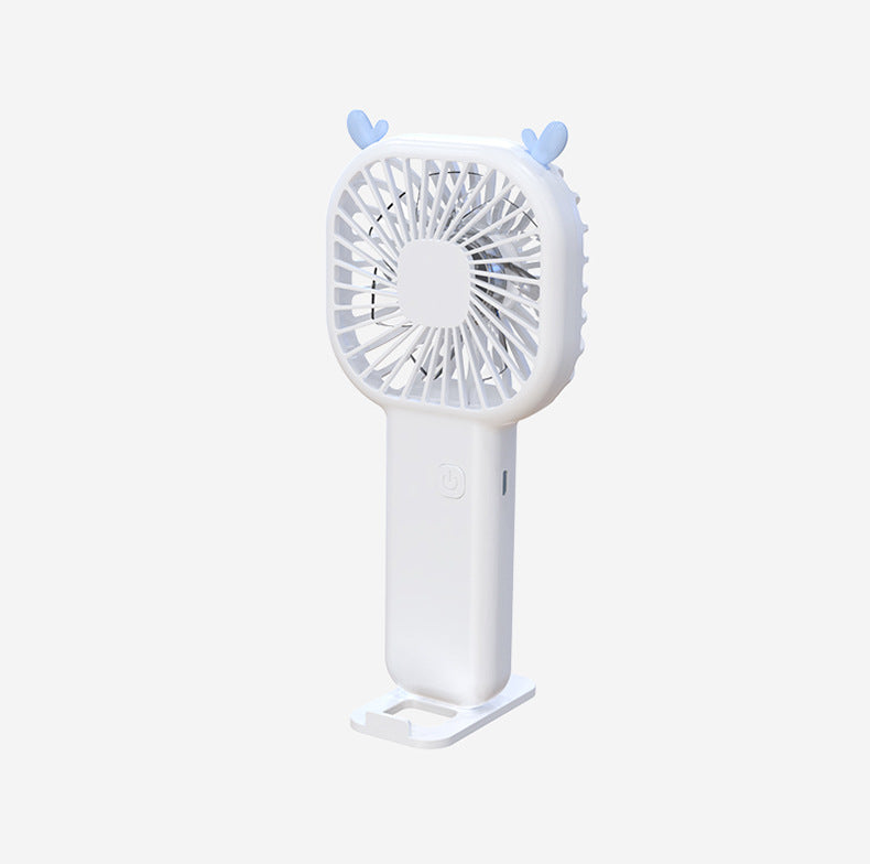 Adjustable Wind Speed Handheld Fan Rechargeable Mini Fan Phone Holder