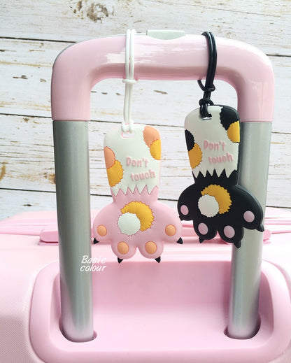 Fully Customizable 3D Raised Soft PVC Luggage Tag With Printed Back