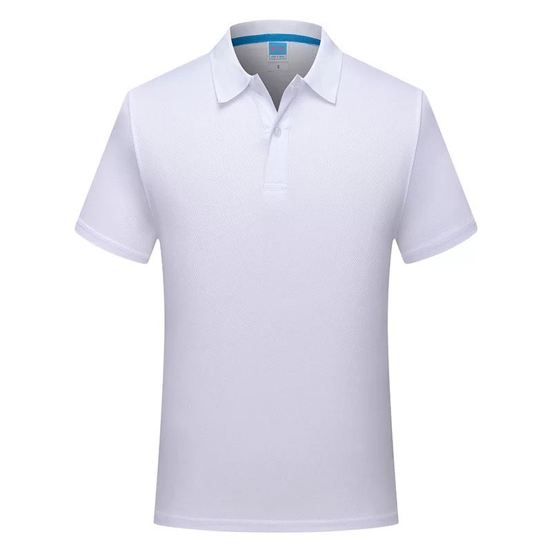Men's 6 oz. Regular-fit Short-Sleeve Polyester Lapel Polo Shirt