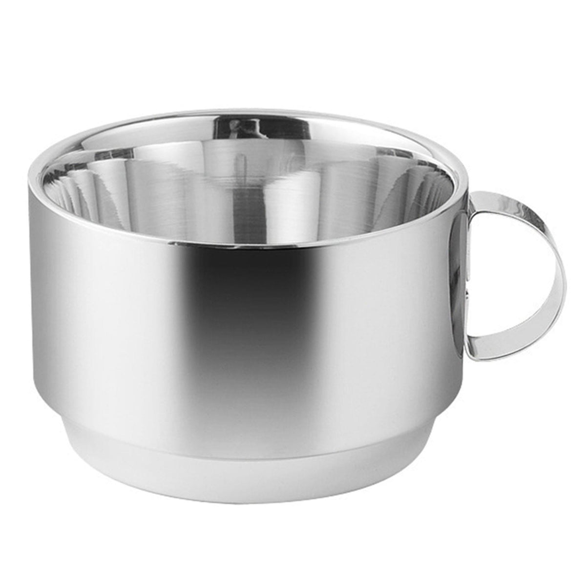 10 Oz. Double Wall Drinking Tumbler w/Stainless Steel Handle