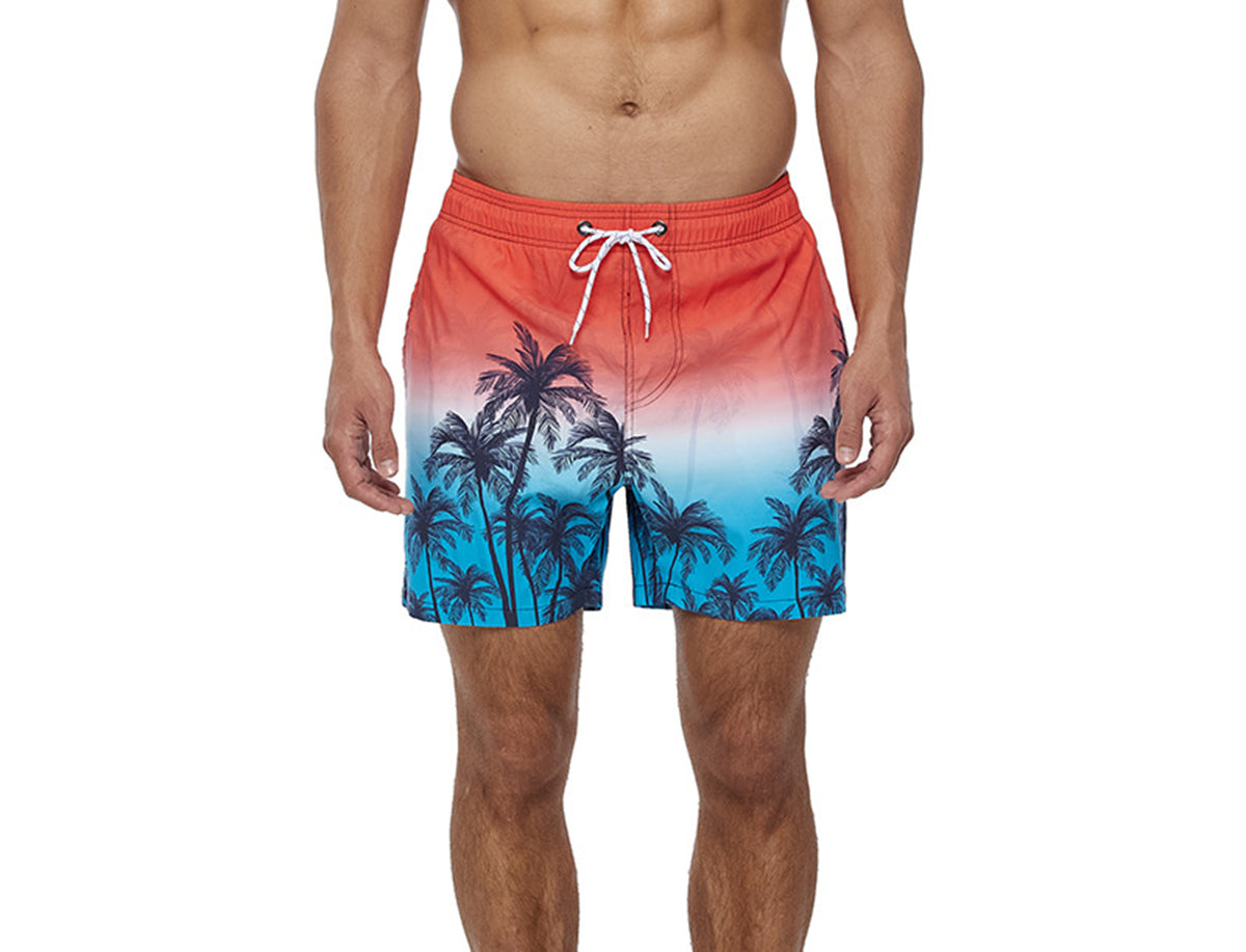 Beach Shorts With Side Pockets and Back Pocket