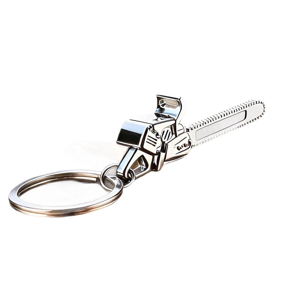 Outdoor Metal Chainsaw Keychain Car Pendant Keychain