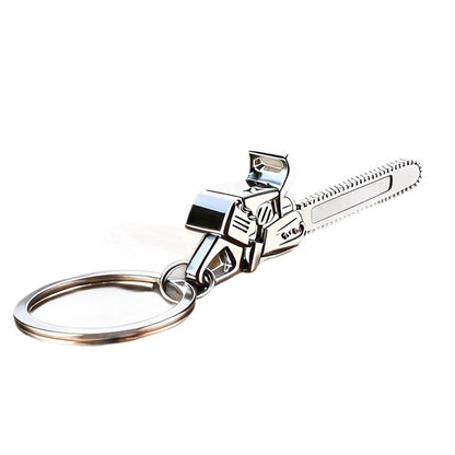 Outdoor Metal Chainsaw Keychain Car Pendant Keychain